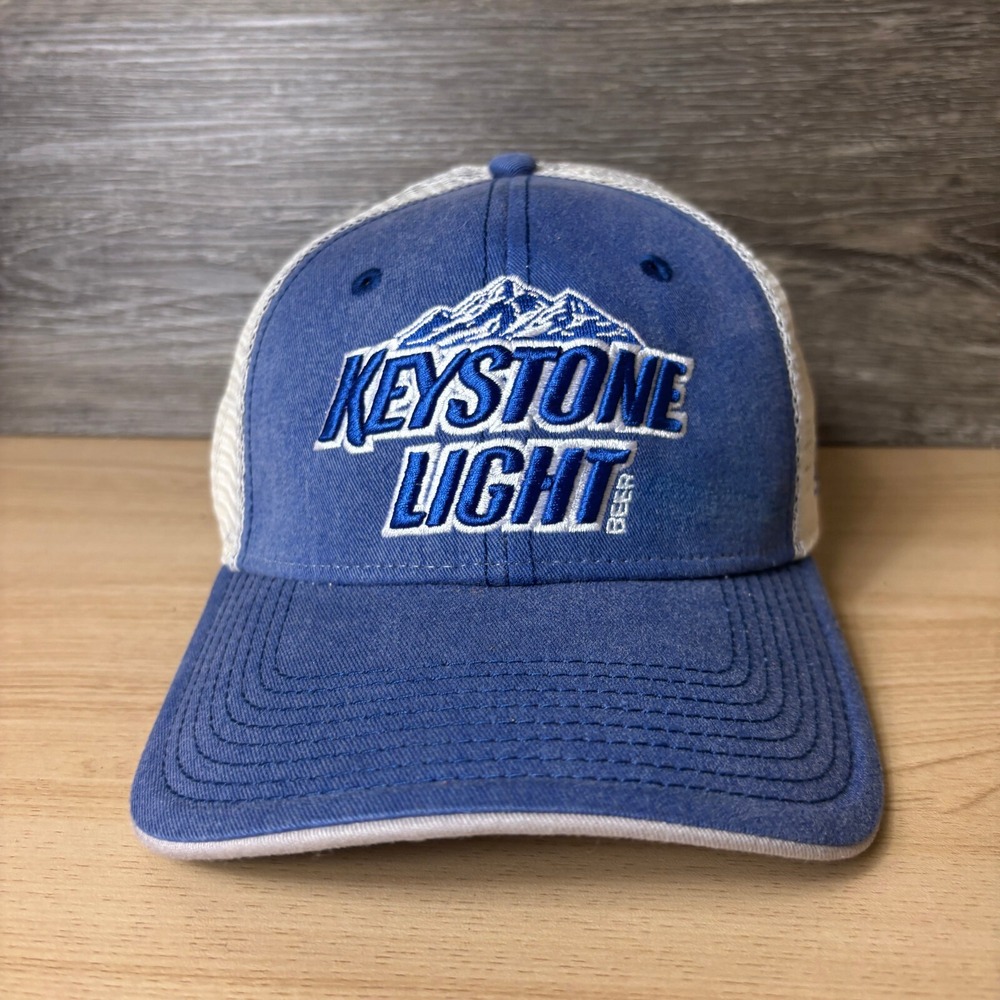 Keystone Light Hat Cap Fitted Ones Size Flex‎ Beer Brewing Outdoors The Game